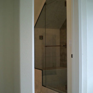 Question about the shower glass